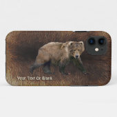 Kodiak-Bär auf Kariou-Fur Case-Mate iPhone Hülle (Rückseite (Horizontal))
