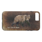 Kodiak-Bär auf Kariou-Fur Case-Mate iPhone Hülle (Rückseite (Horizontal))