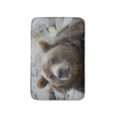 Kodiak Bärenportrait Foto mit Nahaufnahme Badematte (Vorderseite Vertikal)