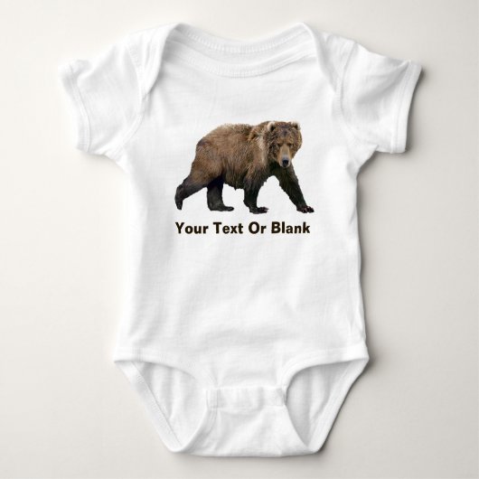 Kodiak Bear Baby Strampler (Vorderseite)