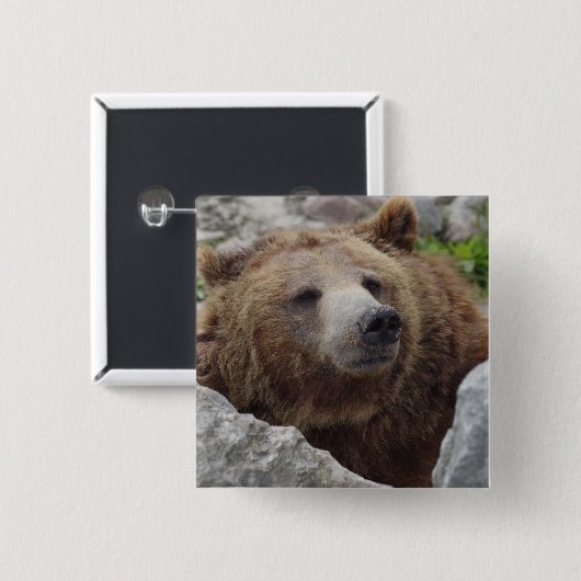 Kodiak Bear Button (Vorne & Hinten)
