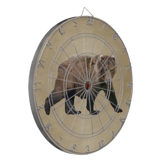 Kodiak Bear Dartscheibe (Vorderseite Links)