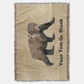 Kodiak Bear Decke (Vorderseite Vertikal)