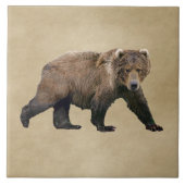 Kodiak Bear Fliese (Vorderseite)