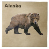 Kodiak Bear Fliese (Vorderseite)