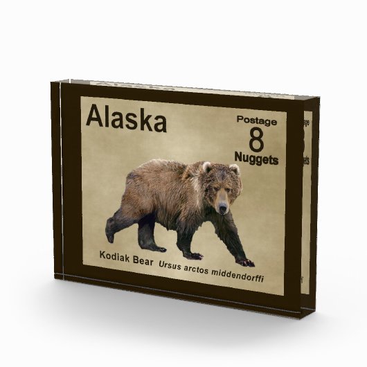 Kodiak Bear Fotoblock (Rechts)