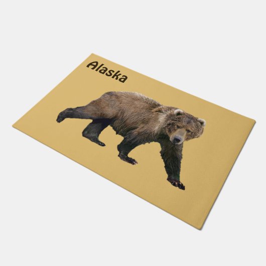 Kodiak Bear Fußmatte (Schrägansicht)