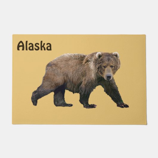 Kodiak Bear Fußmatte (Vorderseite)
