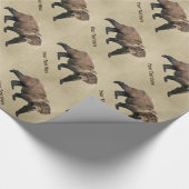 Kodiak Bear Geschenkpapier (Ecke)