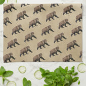 Kodiak Bear Geschirrtuch (Gefaltet)
