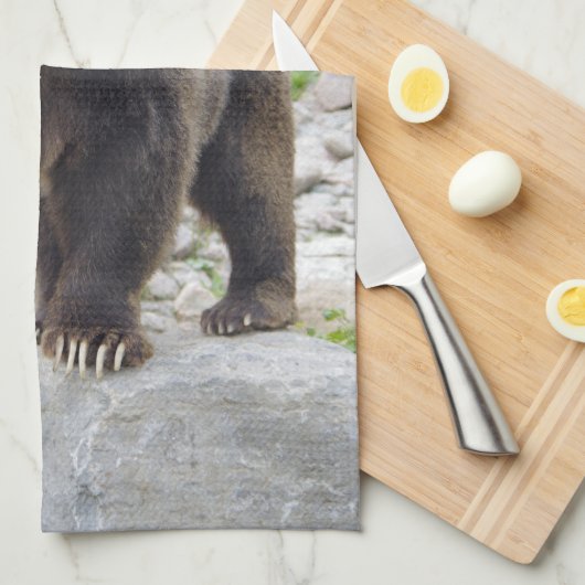 Kodiak Bear Geschirrtuch (Viertel Falte)