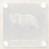 Kodiak Bear Glasuntersetzer (Rückseite)