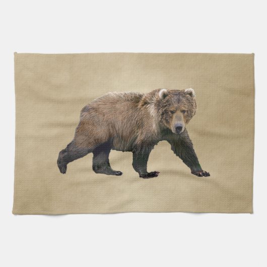 Kodiak Bear Handtuch (Horizontal)