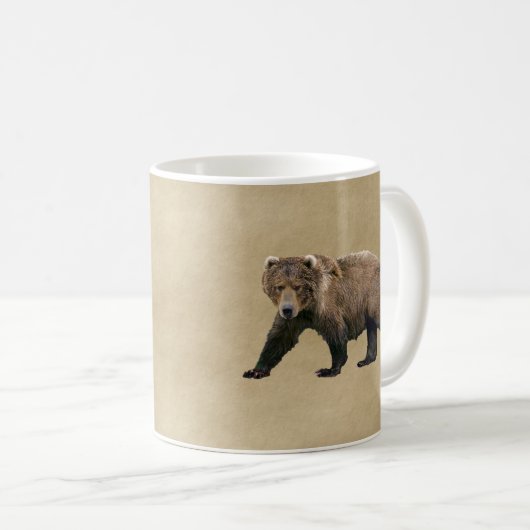 Kodiak Bear Kaffeetasse (VorderseiteRechts)