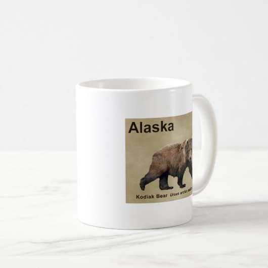 Kodiak Bear Kaffeetasse (VorderseiteRechts)