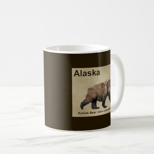 Kodiak Bear Kaffeetasse (VorderseiteRechts)