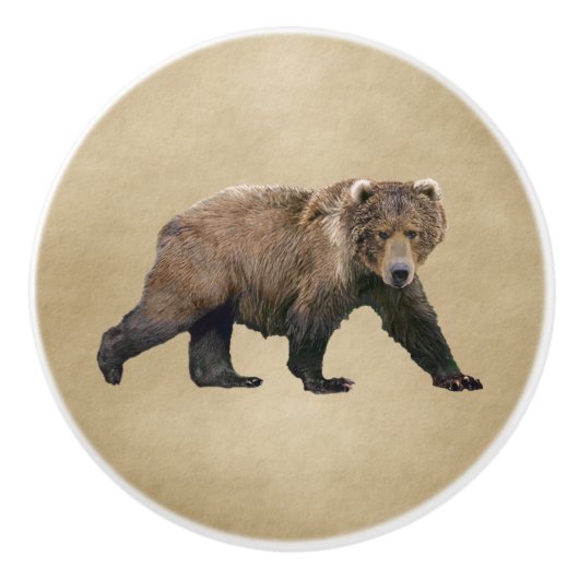Kodiak Bear Keramikknauf (Vorderseite)