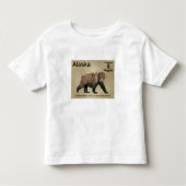 Kodiak Bear Kleinkind T-shirt (Vorderseite)