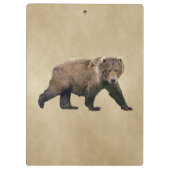 Kodiak Bear Klemmbrett (Rückseite)