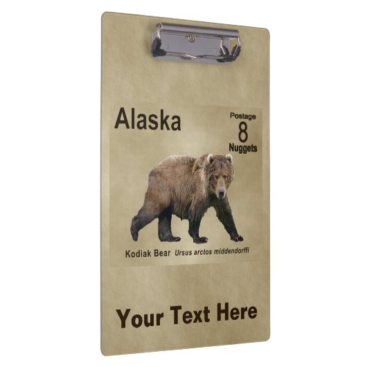 Kodiak Bear Klemmbrett (Rechts)