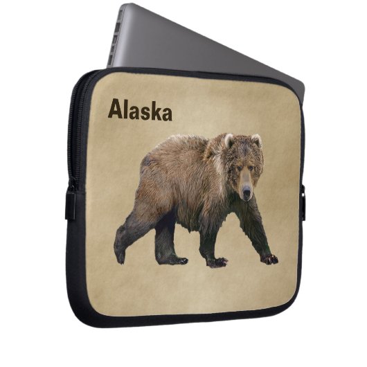Kodiak Bear Laptopschutzhülle (Vorne Rechts)