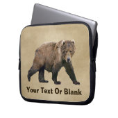 Kodiak Bear Laptopschutzhülle (Vorderseite Links)