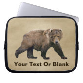 Kodiak Bear Laptopschutzhülle (Vorderseite)