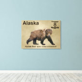 Kodiak Bear Leinwanddruck (Insitu (Holzboden))