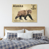 Kodiak Bear Leinwanddruck (Insitu (Schlafzimmer))