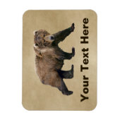 Kodiak Bear Magnet (Vertikal)