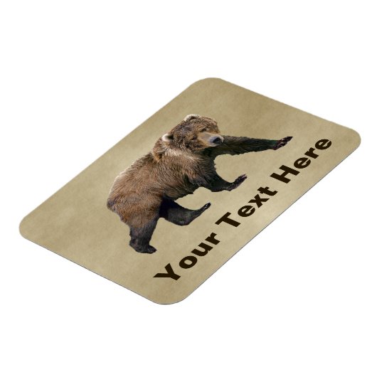 Kodiak Bear Magnet (Linke Seite)
