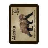 Kodiak Bear Magnet (Vertikal)