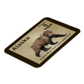 Kodiak Bear Magnet (Linke Seite)