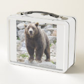 Kodiak Bear Metall Brotdose (Rückseite)
