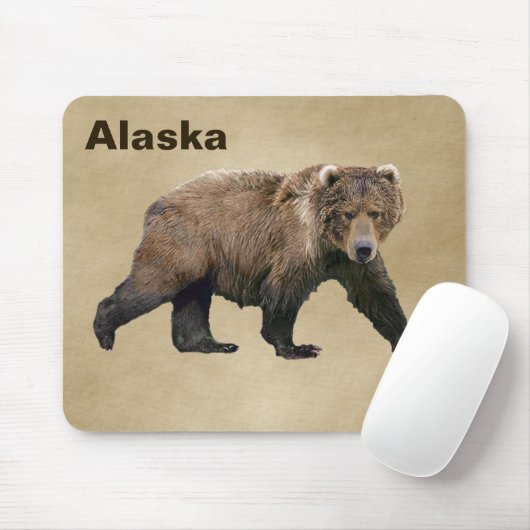 Kodiak Bear Mousepad (Mit Mouse)