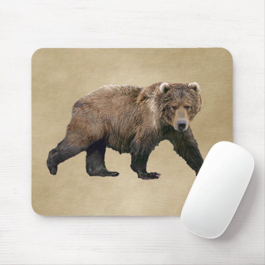 Kodiak Bear Mousepad (Mit Mouse)
