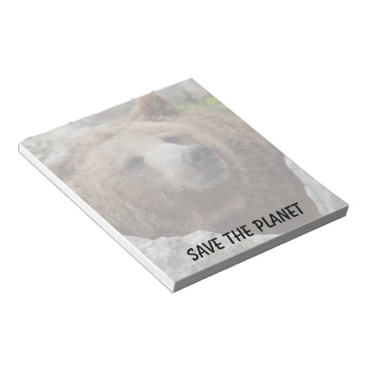 Kodiak Bear Notizblock (angewinkelt)