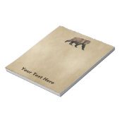 Kodiak Bear Notizblock (Rotiert)