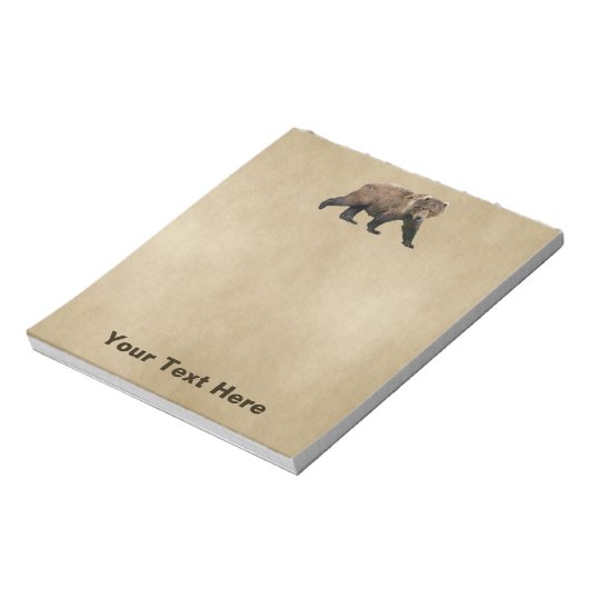 Kodiak Bear Notizblock (Rotiert)