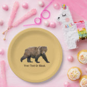 Kodiak Bear Pappteller (Party)