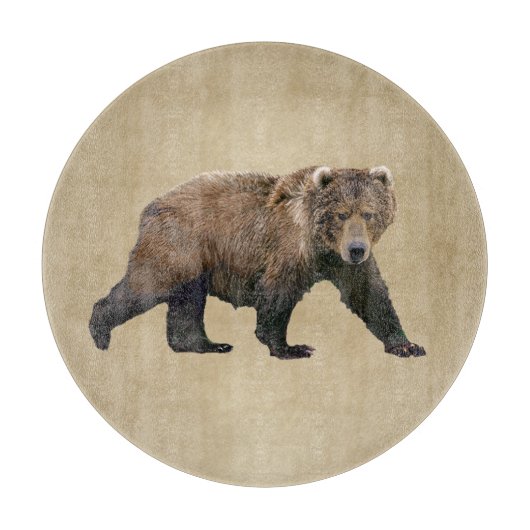 Kodiak Bear Schneidebrett (Vorderseite)