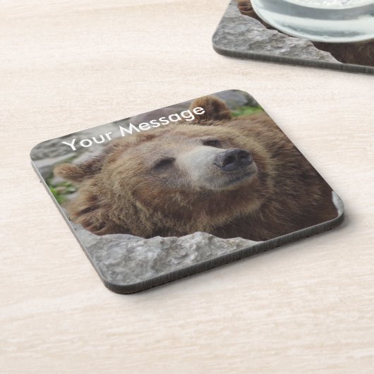 Kodiak Bear Untersetzer (Linke Seite)