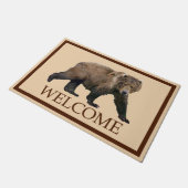 Kodiak Bear - Willkommen Fußmatte (Schrägansicht)