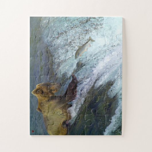 Kodiak Brown Bear Jigsaw Puzzle (Vertikal)