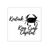 Kodiak Crab Capita Holz Art Briefmarke Gummistempel (Prägung)