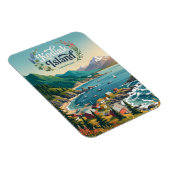 Kodiak-Insel Alaska Magnet (Rechte Seite)