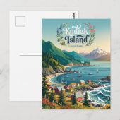 Kodiak-Insel Alaska Postkarte (Vorne/Hinten)