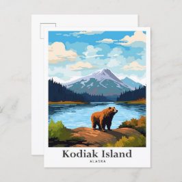 Kodiak Insel Alaska Reisebericht Postkarte