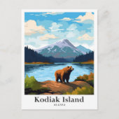 Kodiak Insel Alaska Reisebericht Postkarte (Vorderseite)