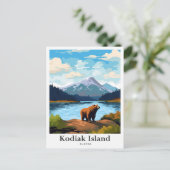 Kodiak Insel Alaska Reisebericht Postkarte (Stehend Vorderseite)